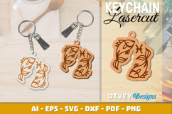 Zodiac Keychain Lasercut | Keychain Design Lasercut Product Image 1