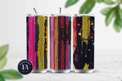 Neon Crayon Drip Texture | Bright Dripping Crayon Pattern Product Image 2