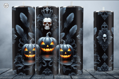4 Halloween Tumbler Wrap Sublimations, 20 oz Product Image 5