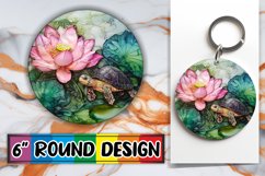 Cheerful Round Ornaments Design PNG, Animals Product Image 1