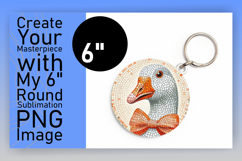 Lovely Round Design for Sublimation , Goose Product Image 1