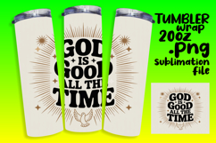 Sublimation Ready 20oz Tumbler , Religious Product Image 1