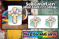 Tender moments sublimation print wrap, Cross and Bow Product Image 1