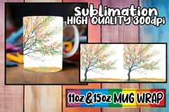 Colorful Blossoms Mug Sublimation Wrap - Sublimation 11oz 15 Product Image 1
