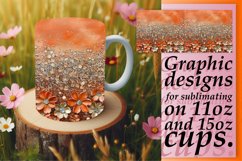 Flower Leopard Print Cup Wrap Product Image 1
