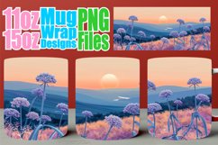 Springtime Landscape Mug Wrap - Sublimation Design Product Image 1