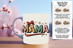 Lovely 11oz Mug Wrap Png Template , Mama Product Image 1