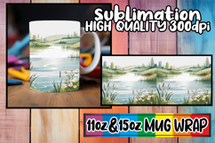 Gentle joys 11oz 15oz sublimation wrap, Spring Product Image 1