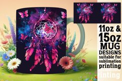 Dreamy Butterfly Delight Sublimation Mug Wrap - 15oz/11oz Product Image 1