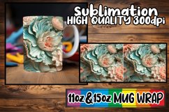 Whimsical Essence 3D Mug Wrap, 11oz 15oz Sublimation Product Image 1
