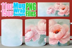 Dreamy Floral Cup Wrap: Spring Sublimation Bliss Product Image 1
