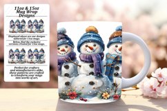 Holiday Gingerbread Wrap 11oz/15oz Mug Sublimation Product Image 1