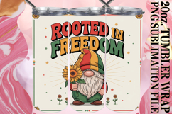 Joyful Adventures 20oz tumbler wrap, Juneteenth Product Image 1