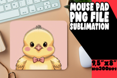 ENCHANTED mouse PAD Fun Sublimation, Valenines Animals Product Image 1