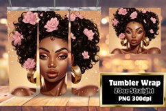 3D Melanin Allure Tumbler Wrap 20oz Product Image 1