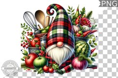 Christmas kitchen Gnome Sublimation - Clipart PNG Design Product Image 1