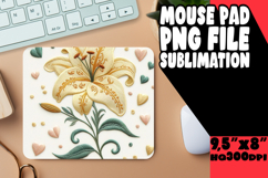 VIBRANT DESK MAT PNG INSPIRATION, 3D Flower Product Image 1