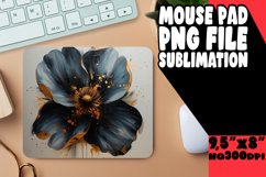 Vibrant Petals: Sublimated Mouse Pad Designs Art PNG Product Image 1
