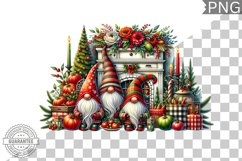 Christmas Gnome Sublimation - Clipart PNG Design Product Image 1