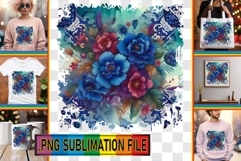 LUMINOUS TSHIRT Designs Ideas, Watercolor Pattern Product Image 1