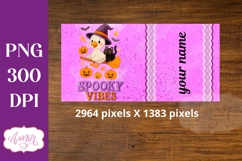 Spooky vibes sippy cup sublimation, Halloween sippy cup PNG Product Image 3