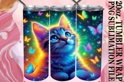 PLAYFUL SPIRITS 20oz TUMBLER WRAP, Cat Product Image 1