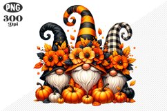 Halloween Gnomes Sublimation - Clipart PNG Design Product Image 1