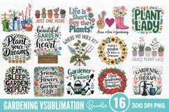 Gardening Sublimation Bundle PNG Product Image 1