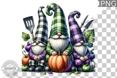 Halloween Kitchen Gnome Sublimation - Clipart PNG Design Product Image 1