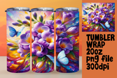ELEGANT 20oz Tumbler Design for Any Occasion , Flowers Product Image 1