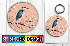 Cozy Round Keychain Magic, Birds Product Image 1