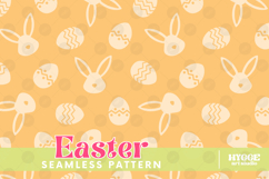 Easter Eggs Bunny Seamless Pattern PNG Sublimation Product Image 9