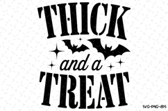 Thick and a Treat Svg | Halloween Svg | Svg Cut Files Product Image 1