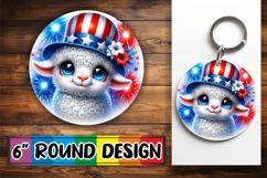Radiant Circle Ornaments for Parties, USA Animals Product Image 1