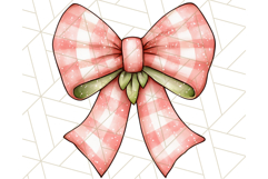 Watercolor Summer Bow Clipart PNG, Coquette Bright Bow Png Product Image 2
