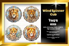 Cub Wind Spinner Sublimation - 04 Variation Product Image 1
