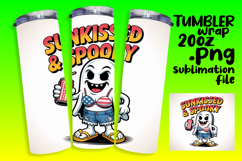 20oz Customizable Tumbler Design , Funny Ghost Product Image 1