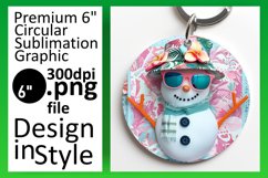 Tropical Circle Design Tropics: Sunny Sublimation Product Image 1