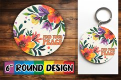 Unique Circle Designs for Gifts, Flower Quote Product Image 1