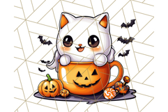 Monster Café Halloween PNG Clipart, Coffee Holiday Clip Art Product Image 2