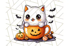 Monster Café Halloween PNG Clipart, Coffee Holiday Clip Art Product Image 2