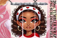 Uplifting spirits 20oz tumbler wrap, Love Girl Product Image 1