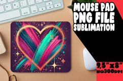 ENCHANTED desk pad Sublimation Style, Heart Product Image 1