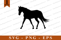 Horse SVG, Horse vector, Horse Silhouette, Cut files Product Image 1