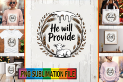 Cheerful TOTE BAG Sublimation Art, Christian Product Image 1