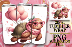 HAPPY ADVENTURES 20oz TUMBLER WRAP, Turtle Product Image 1