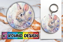 Watercolor Bunny Circle &amp; Coaster Compilation Product Image 1