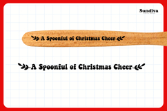 Christmas Wooden Spoon Handle Quote SVG - Cheer Product Image 3