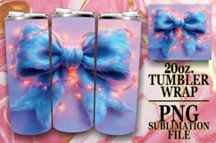 Whimsical nights 20oz tumbler wrap, Christmas Product Image 1