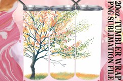 Vibrant Chic Enchanting Floral Tumbler Wrap Product Image 1